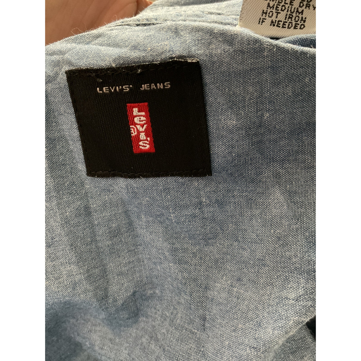 Levi's Blue Short Sleeve Button-Up Shirt