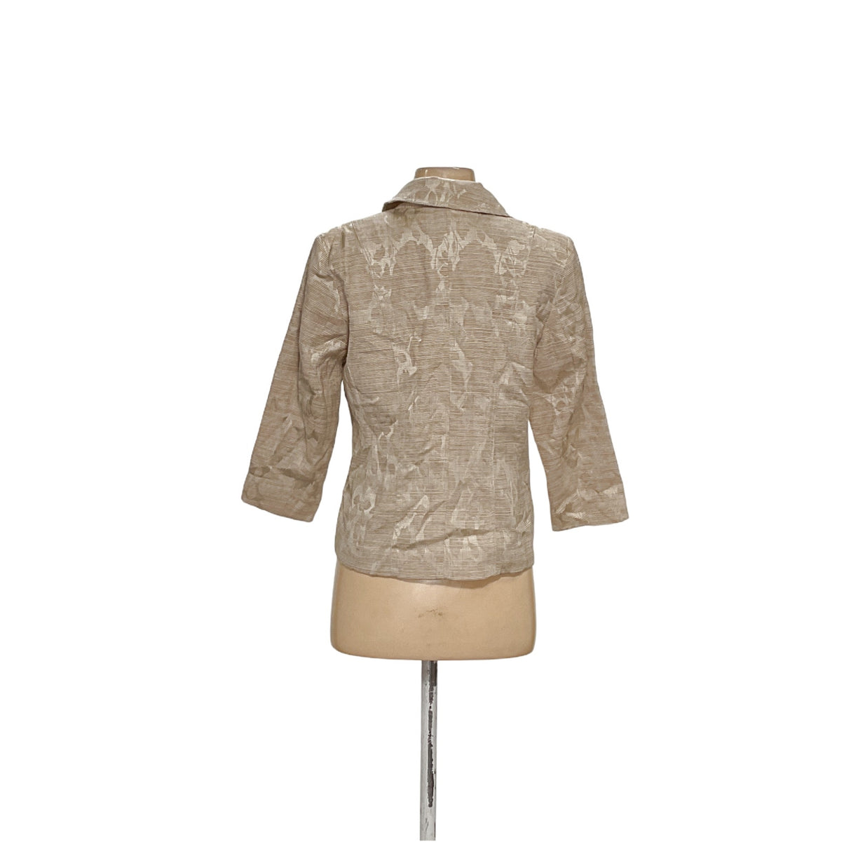 Chico's Beige Cotton Blazer