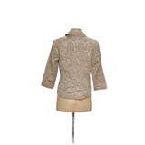 Chico's Beige Cotton Blazer