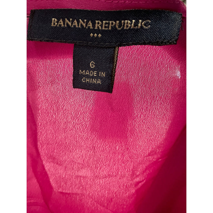 Banana Republic Multicolor Blouson Midi Dress