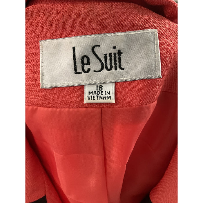 Le Suit Women's Plus Size Orange Blazer