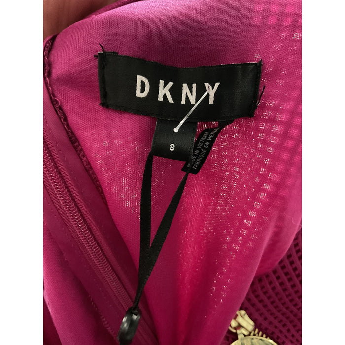 DKNY A-Line Dress Pink 8