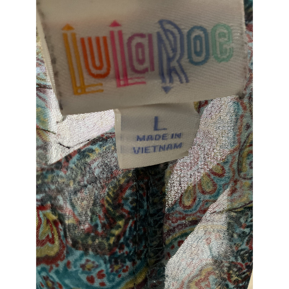 Lularoe Multicolor Paisley Cardigan