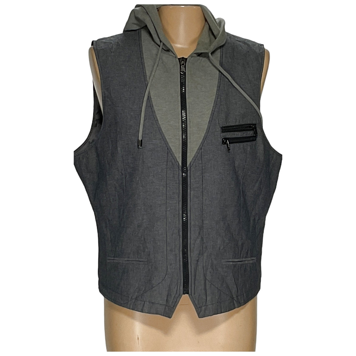 Bar III Women's Blue Vest - Size 2XL