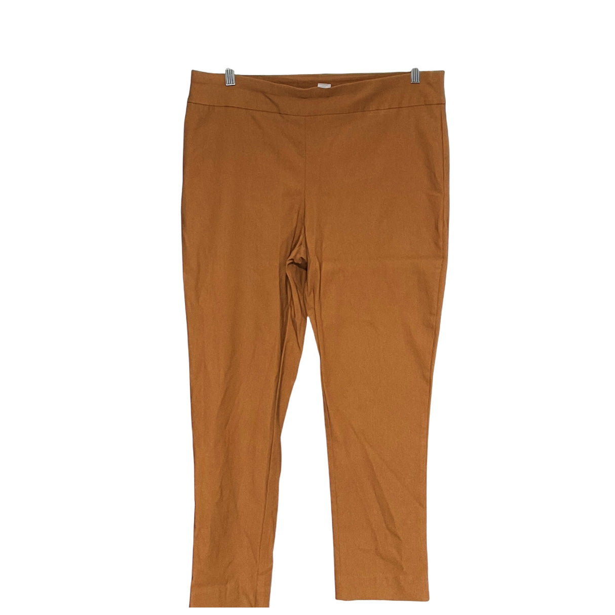 Chico's Women's Brown Canvas Straight Pants 3R