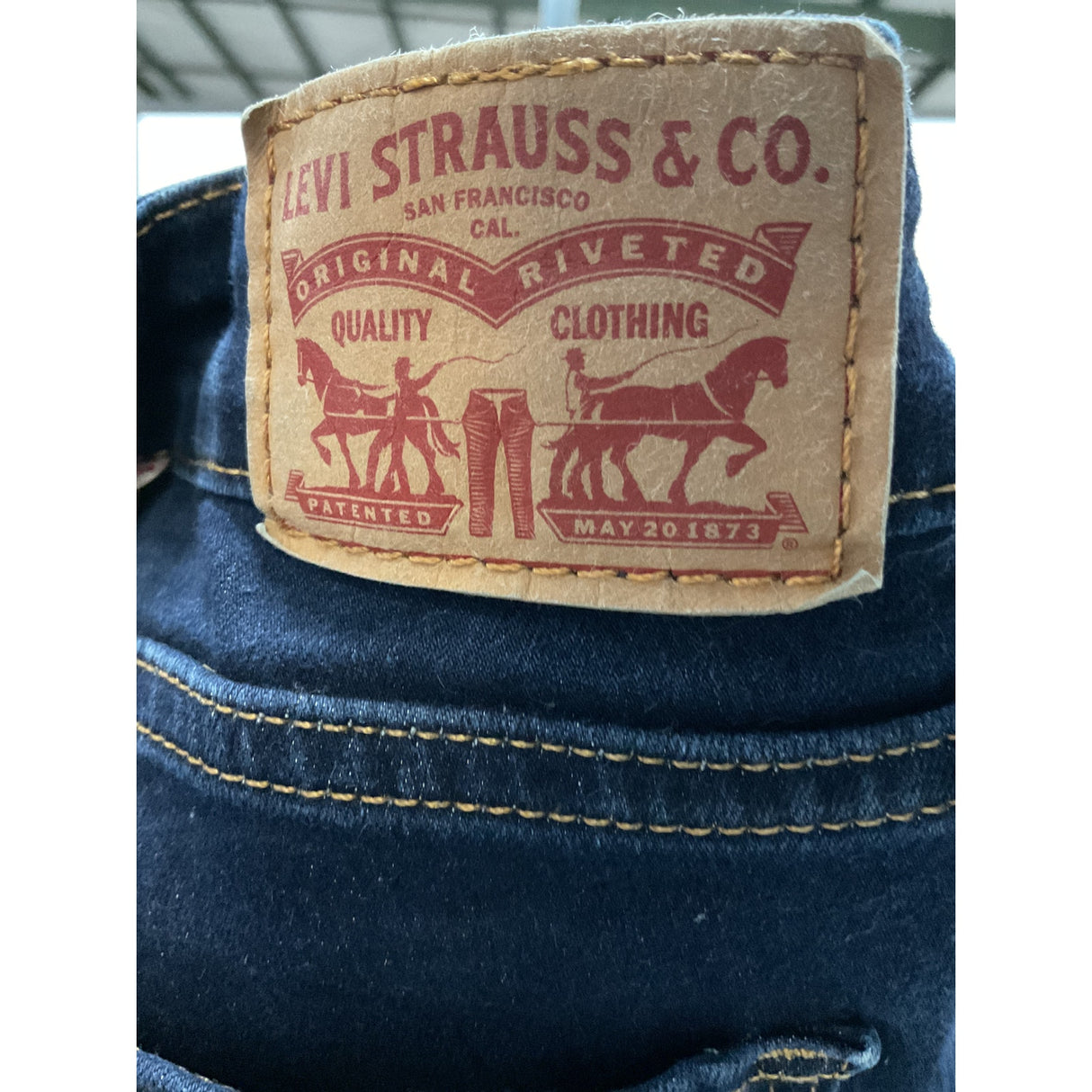 Levi's Blue Straight Jeans