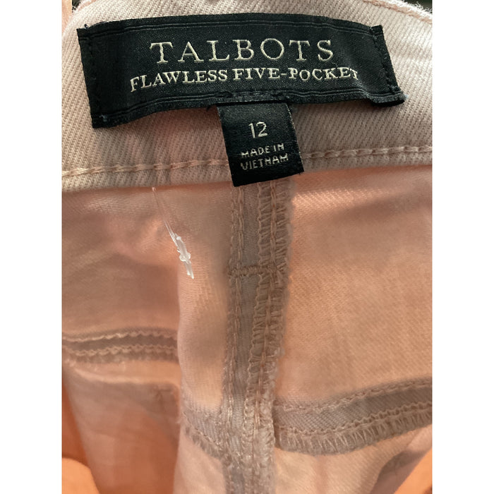 Talbots Pink Ankle Jeans Size 12