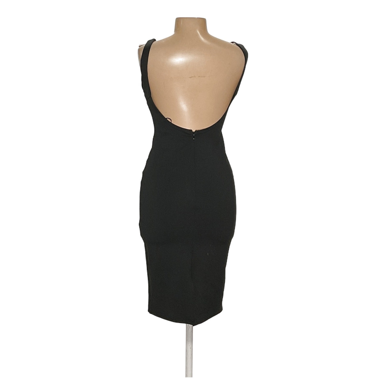 BEBE Black Bodycon Midi Dress - Women's M