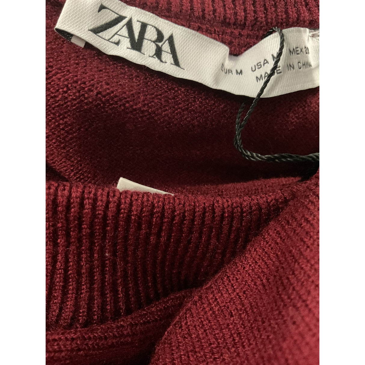 ZARA Women's Red Pullover Sweater in Size M