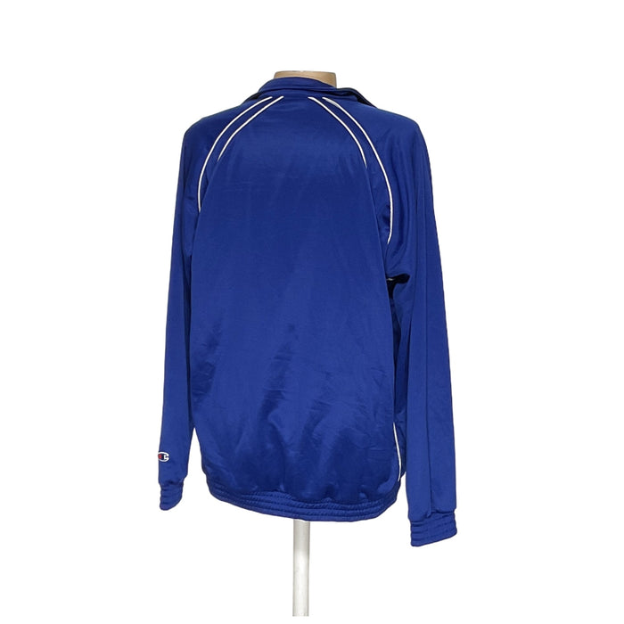 Champion Blue Cotton Full Zip 3XLT Sweater