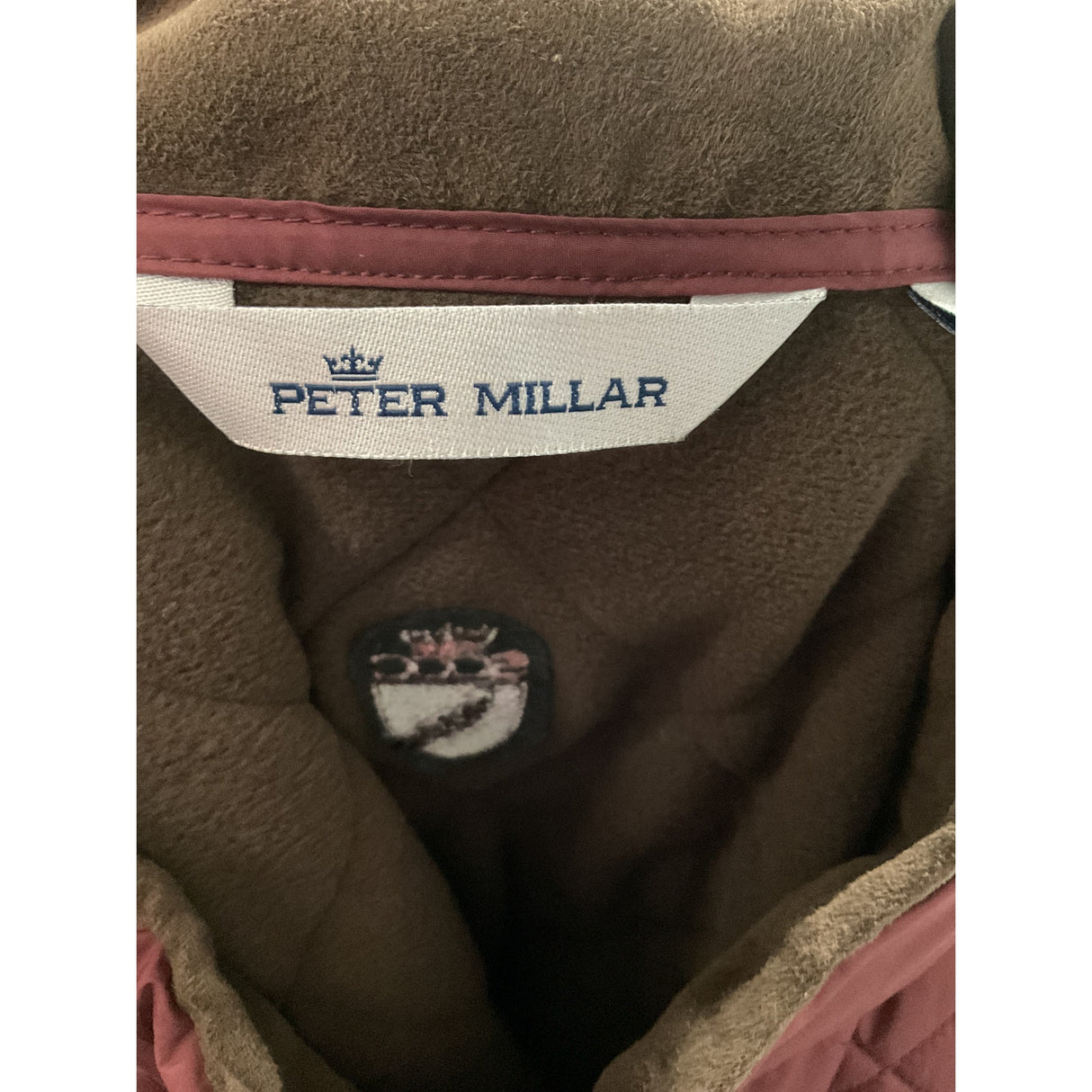 PETER MILLAR Red Anorak Vest Medium