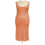 ASOS Orange Shift Dress, Size 12