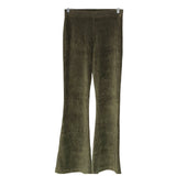 Aerie Green Corduroy Flares, Size M