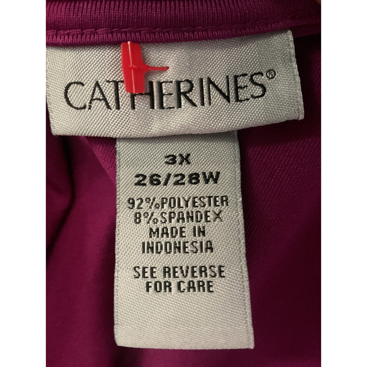 Catherines Purple Tank Top Size 26/28W