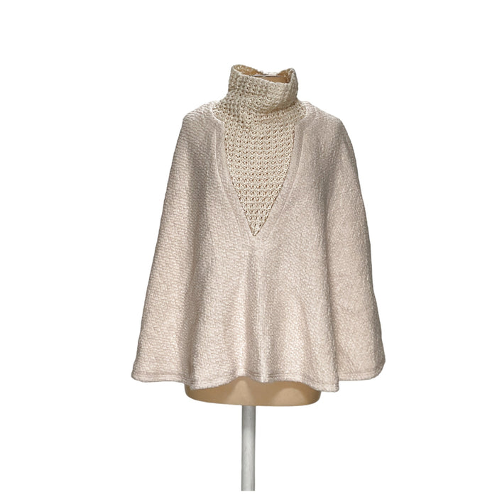 Pilcro Gold Merino Wool Cape Sweater