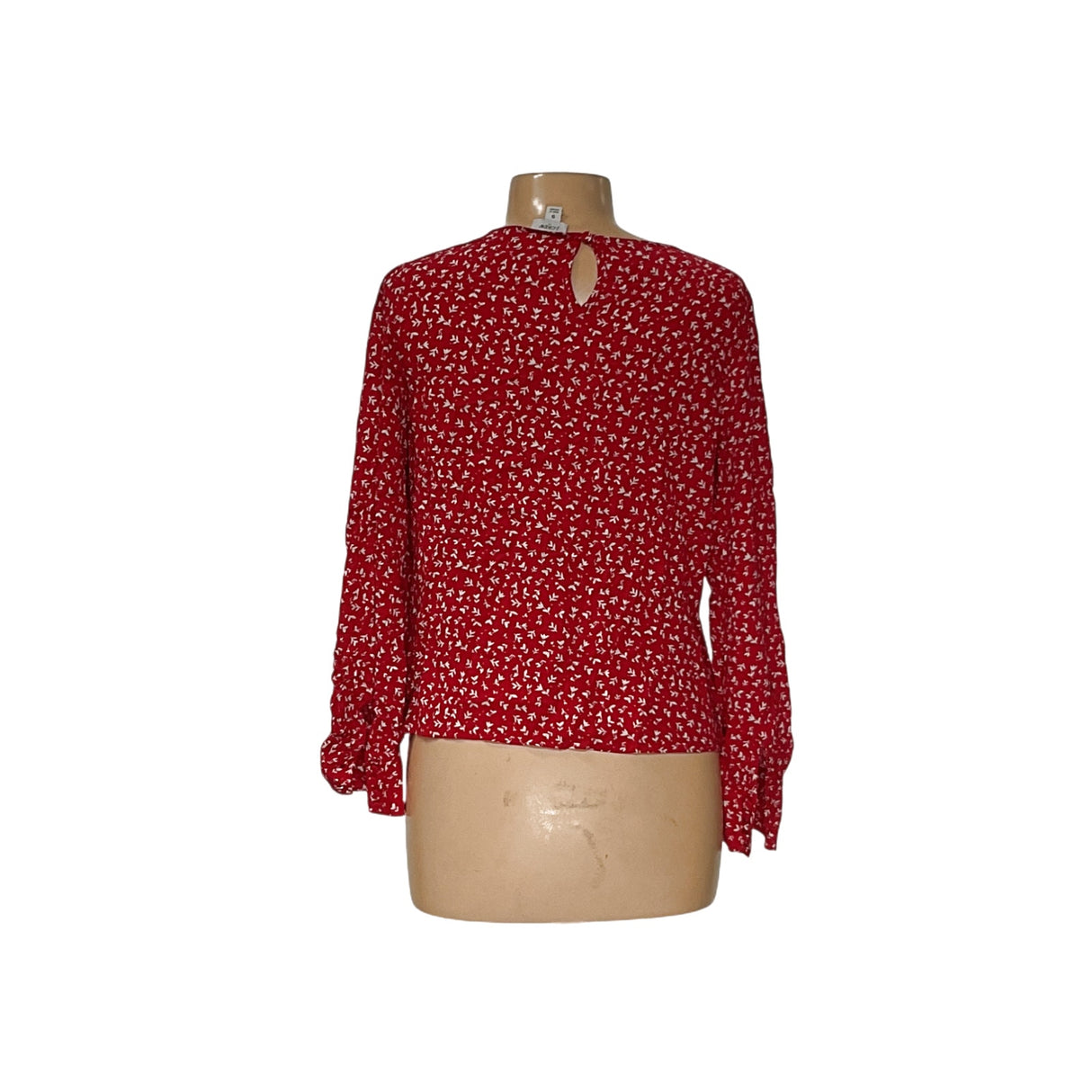 J. CREW Red Cotton Blouse - Women's Size S