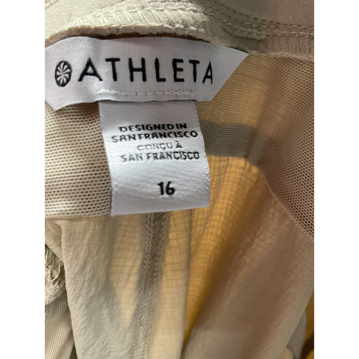 Athleta Beige Jogger Leggings - Size 16