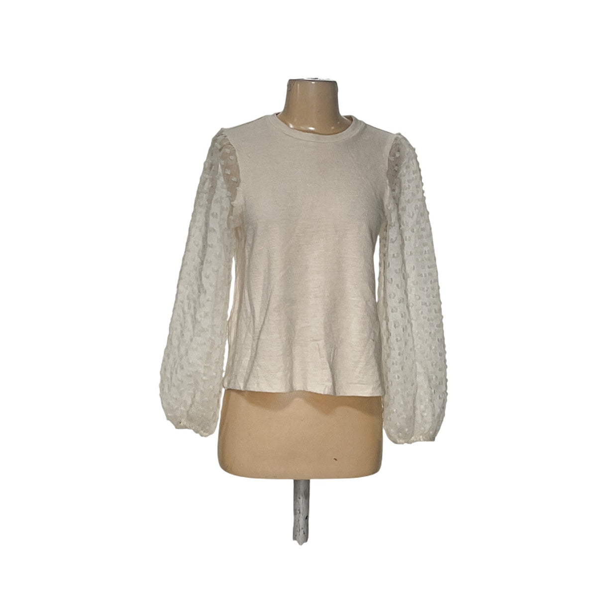 Maeve Cream Polyester XS Blouse