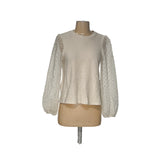 Maeve Cream Polyester XS Blouse