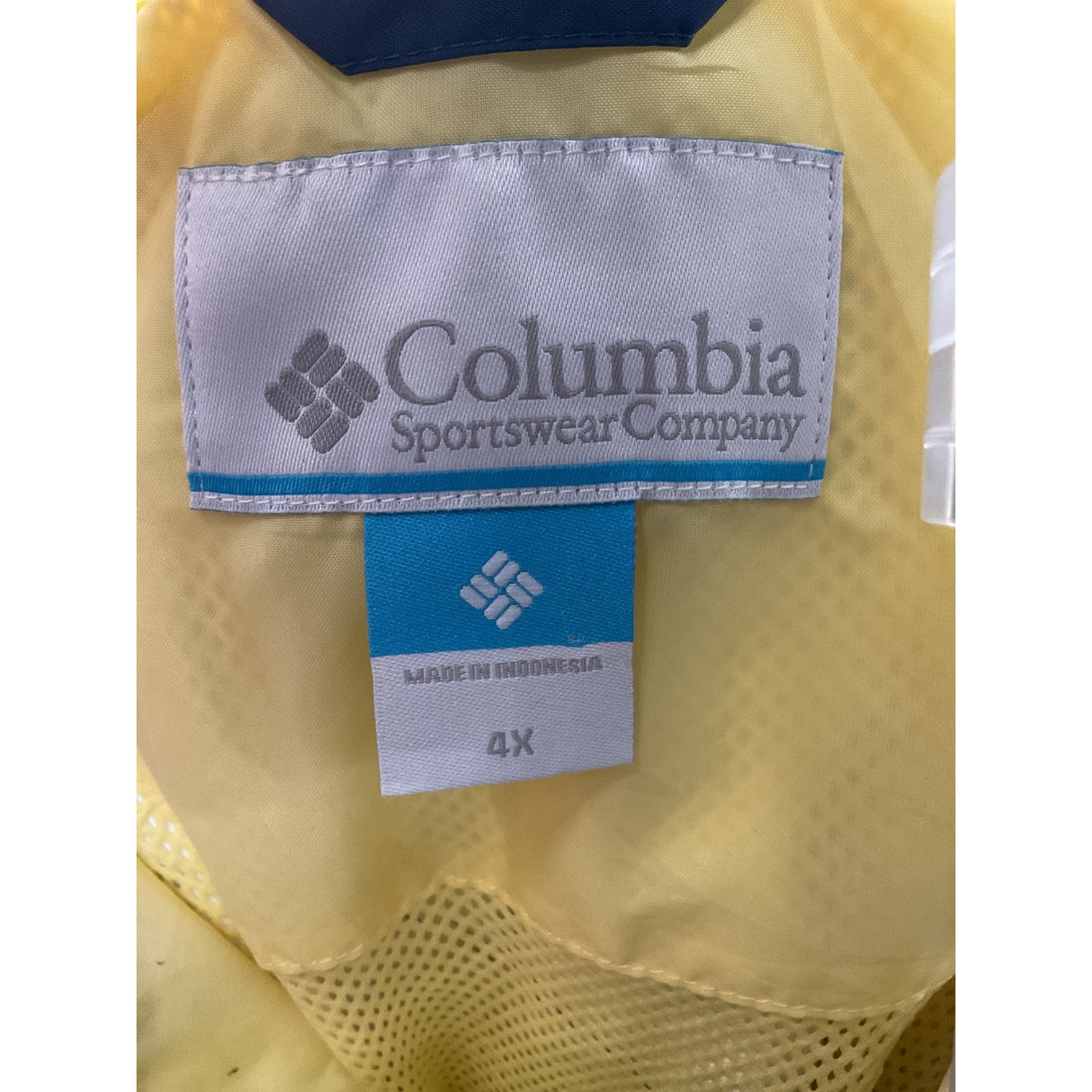 Columbia Men's Blue Windbreaker Jacket - Big 4X