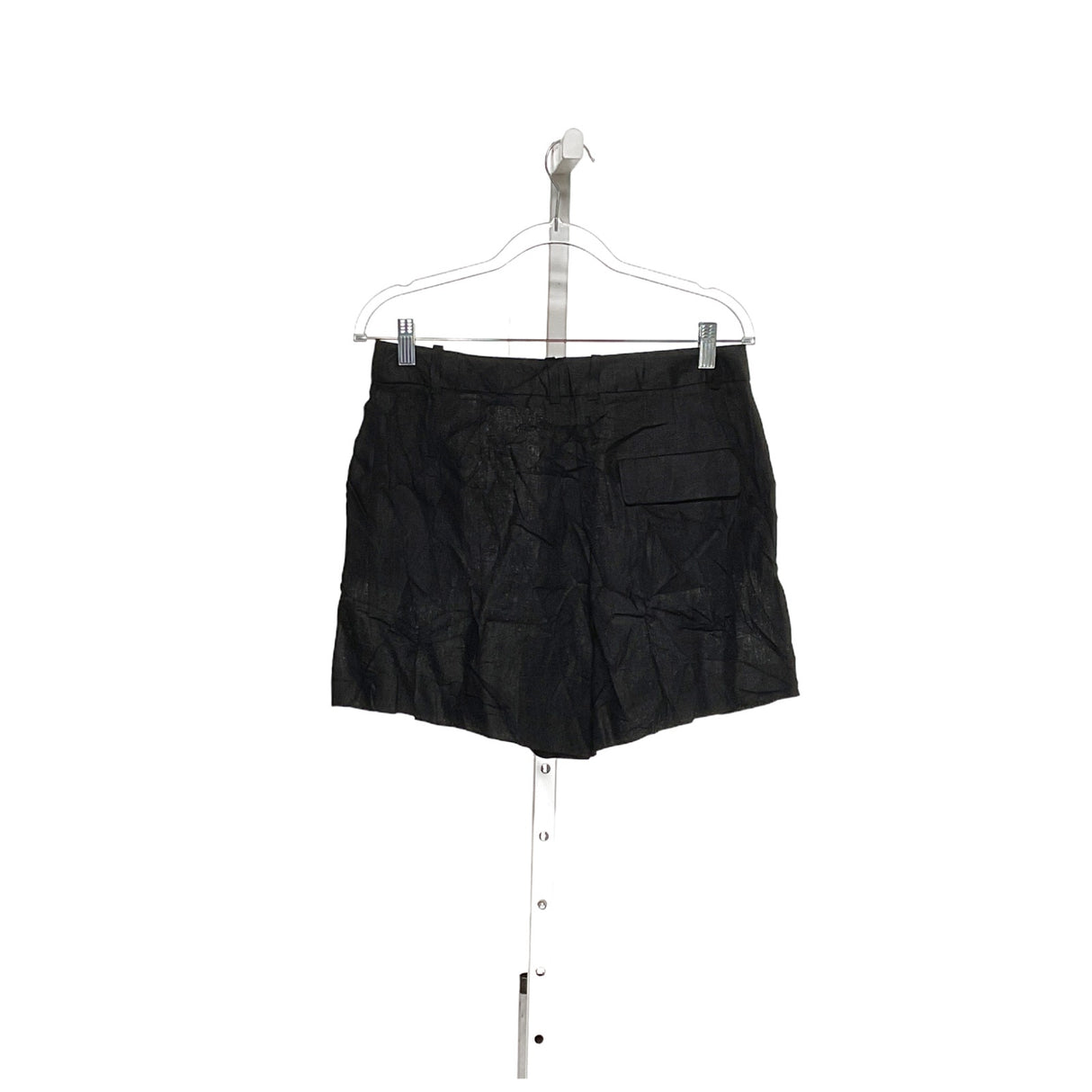 ZARA Black Linen Sailor Shorts - Women's M