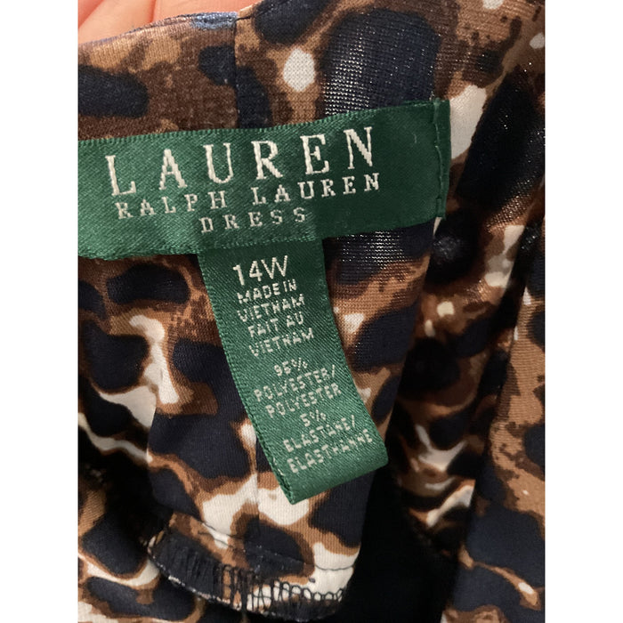 Lauren Ralph Lauren Multicolor Midi A-Line Dress