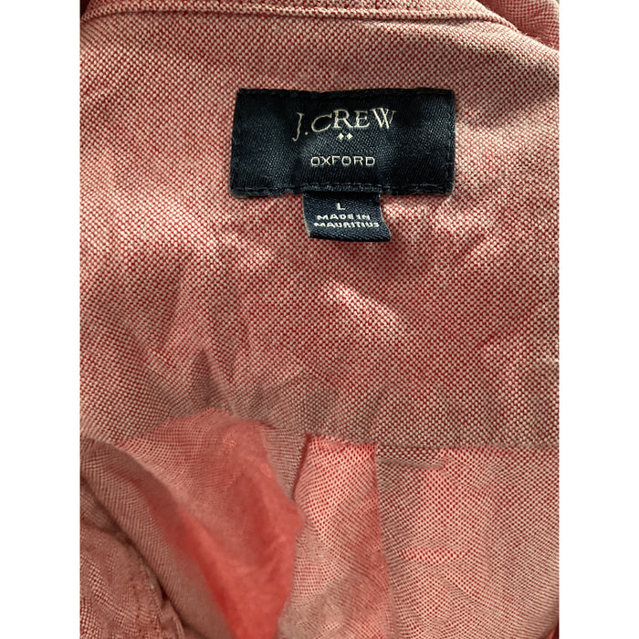 J.CREW Men's Pink Button-Up Shirt