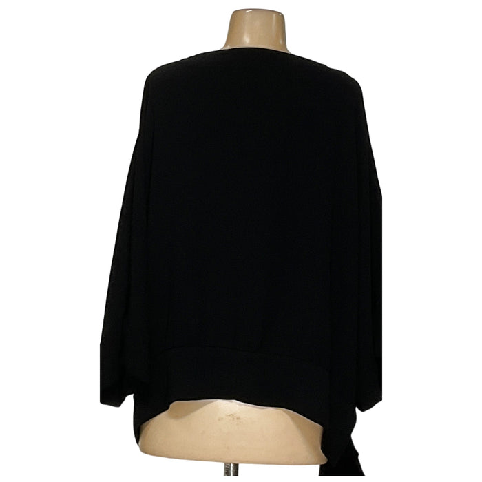 Trina Turk Black Polyester XL Blouse