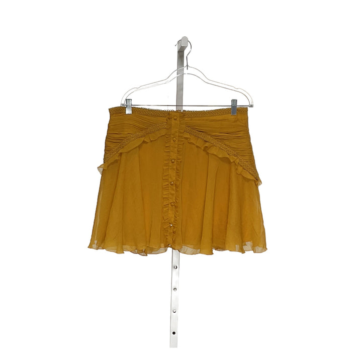 ASOS Yellow Mini Skirt - Women's Size 12