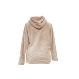 Victoria's Secret Cream Sherpa Henley Sweater - Women's L