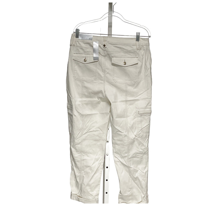 Chico's Cream Cargo Pants