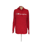 Champion Men's Red Hoodie - Size L