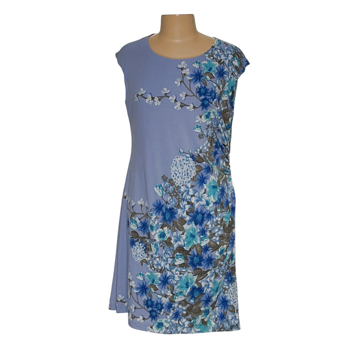 Coldwater Creek Blue A-Line Midi Dress