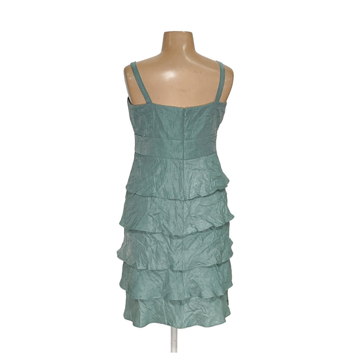 R&M RICHARDS Green Plus Size Shift Dress