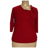 Nine West Red Plus Size Women's Pullover Sweater