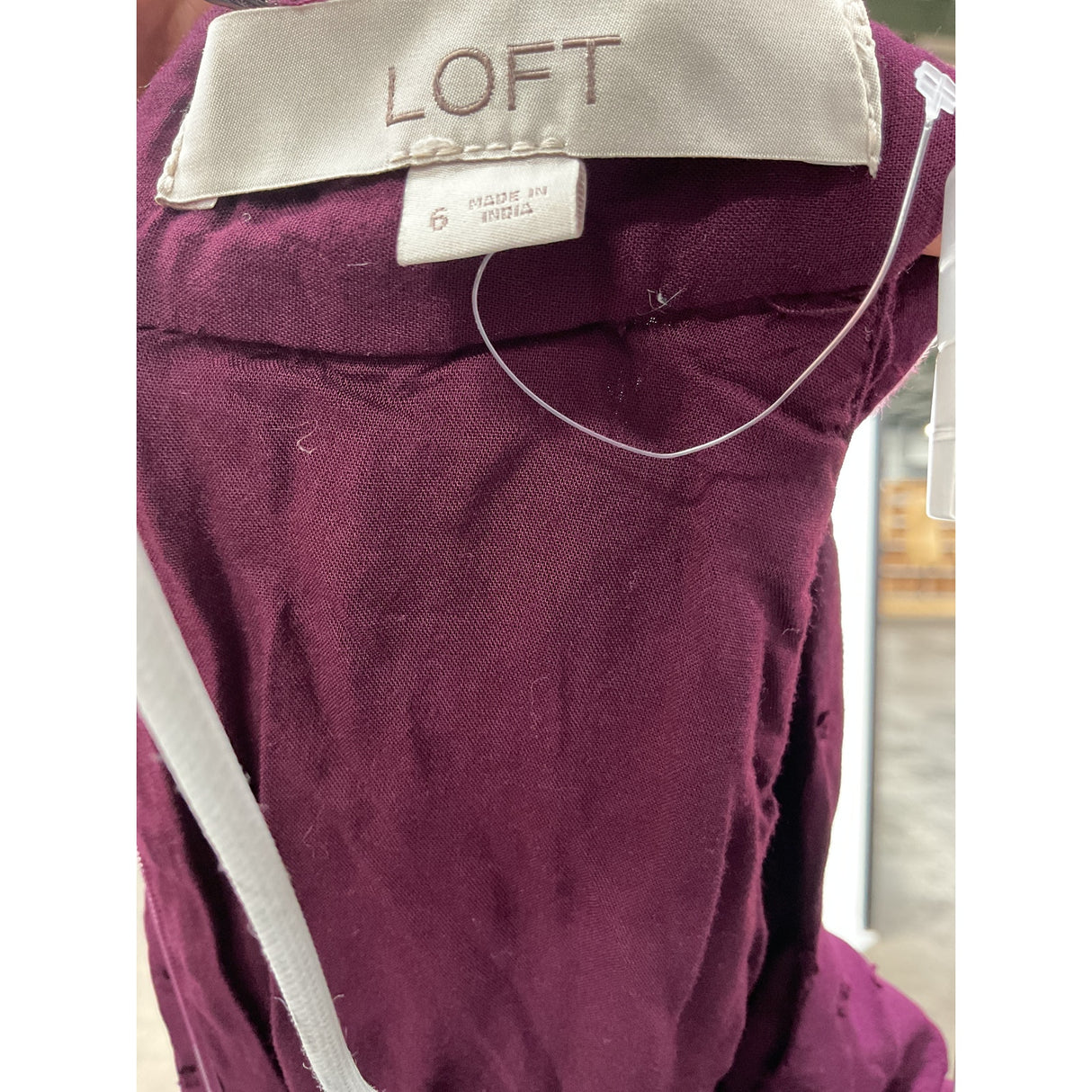 LOFT Purple Midi Dress