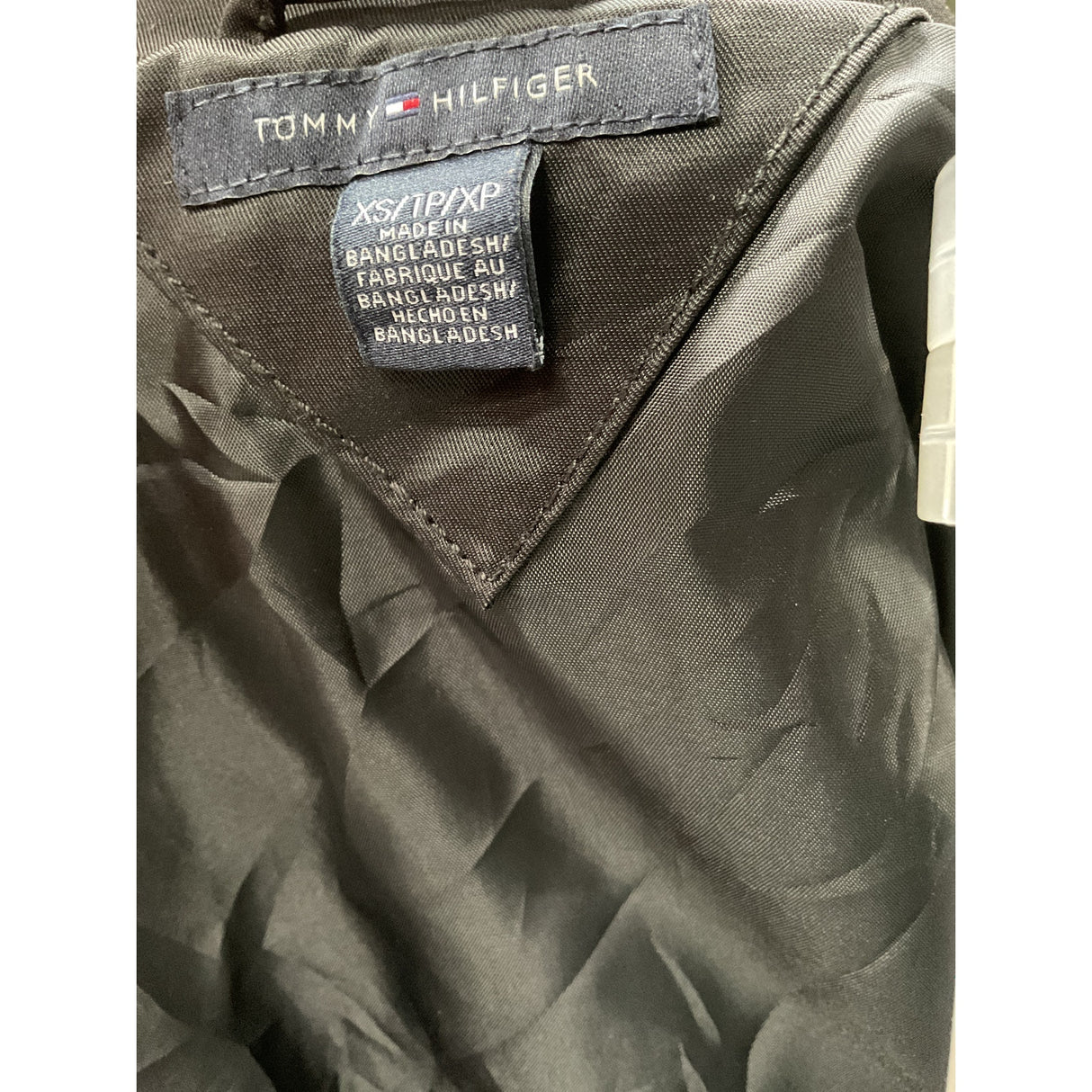 Tommy Hilfiger Black Windbreaker Jacket XS