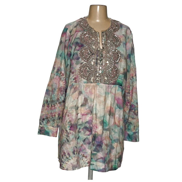 Soft Surroundings Multicolor Shift Dress in XL