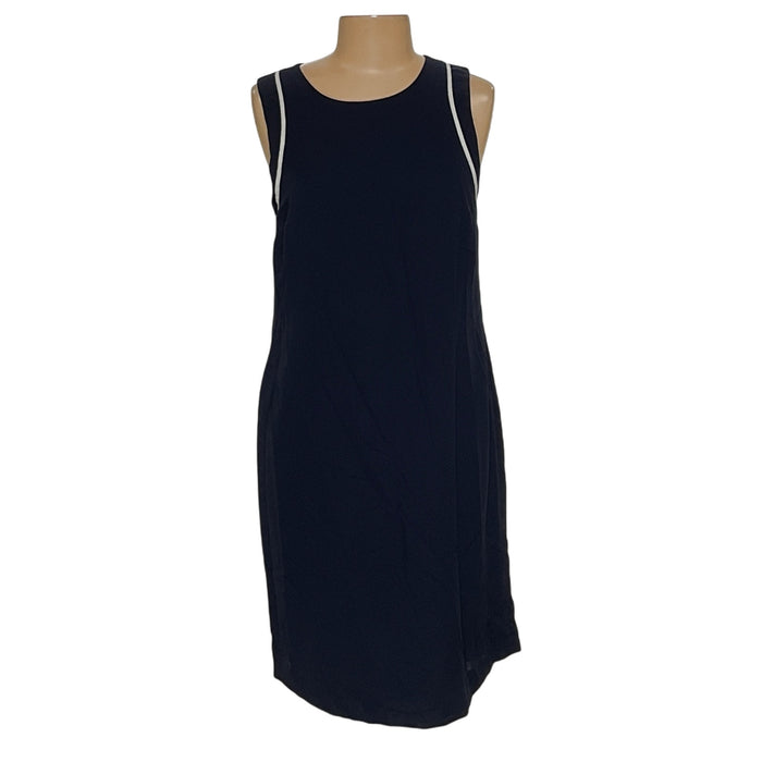 Banana Republic Blue A-Line Midi Dress