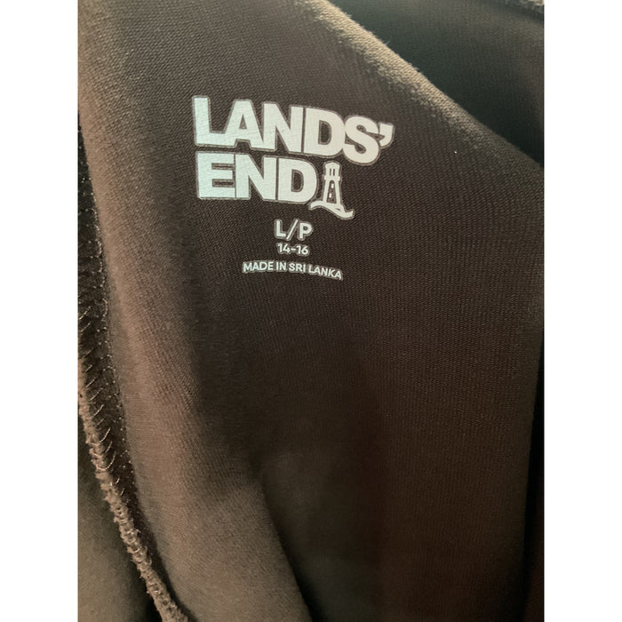 Lands' End Plus Size Brown Cotton Leggings