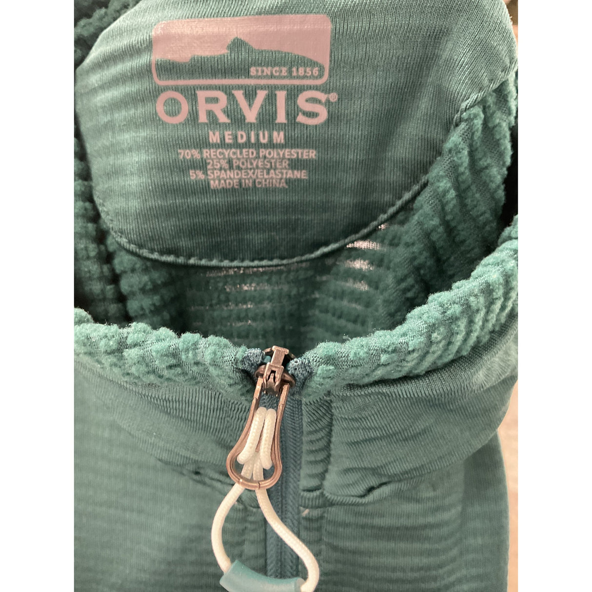 Orvis Green Full Zip Sweater - Women's M