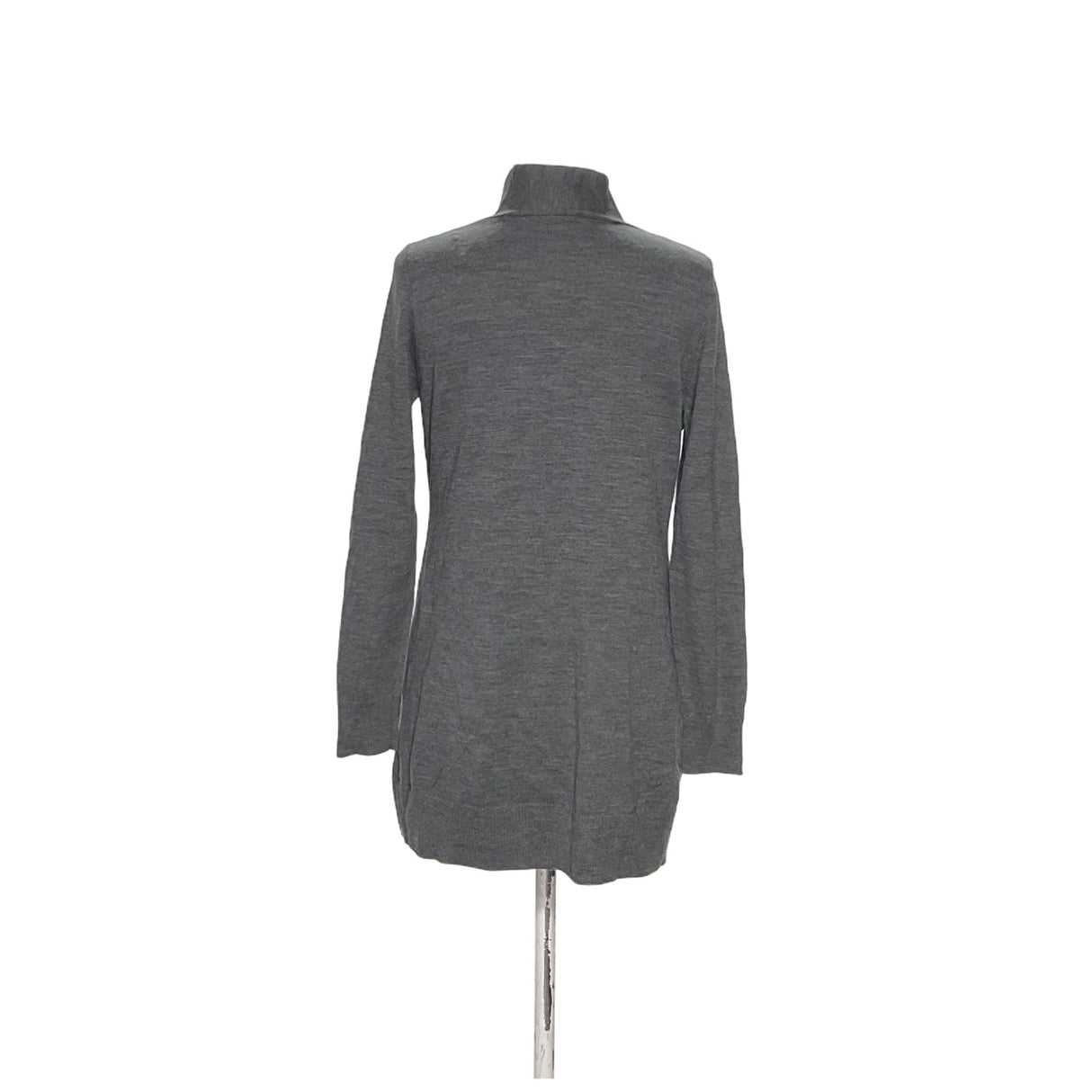 Talbots Gray Merino Wool Cardigan Sweater