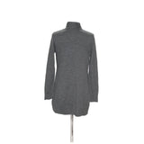 Talbots Gray Merino Wool Cardigan Sweater