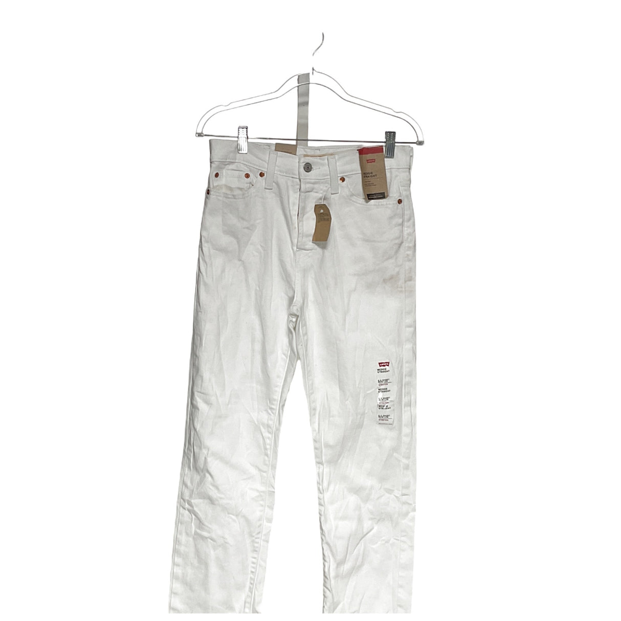 Levi's Women's White Ankle Jeans - Size 28