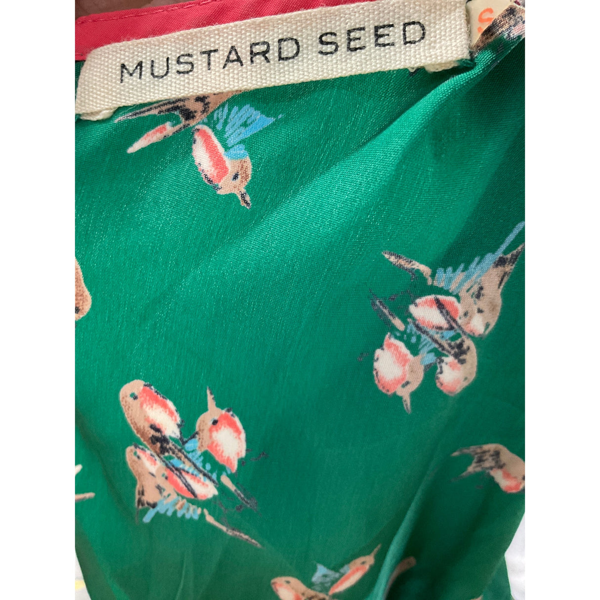 Mustard Seed Multicolor A-Line Midi Dress