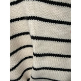 Tahari Medium Beige Striped Sweater