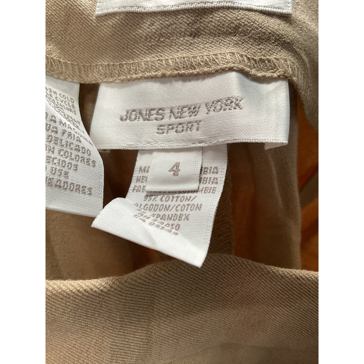 Jones NY Beige Ankle Pants