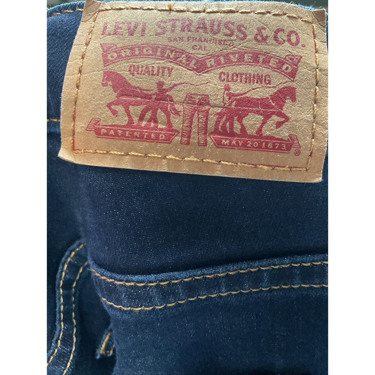 Levi's Blue Boot Cut Jeans - 28