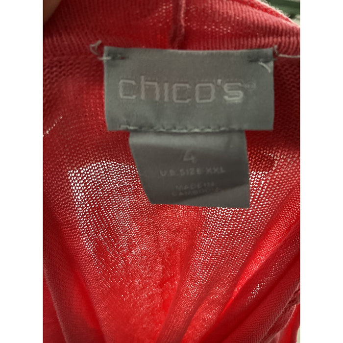 Chico's Orange Plus Size Jacket