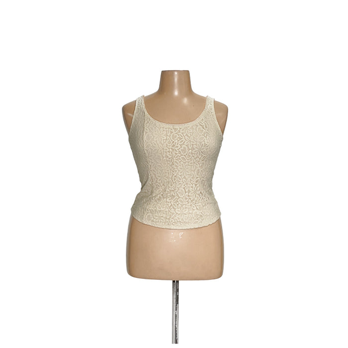 Nine West Beige Plus-Size Tank